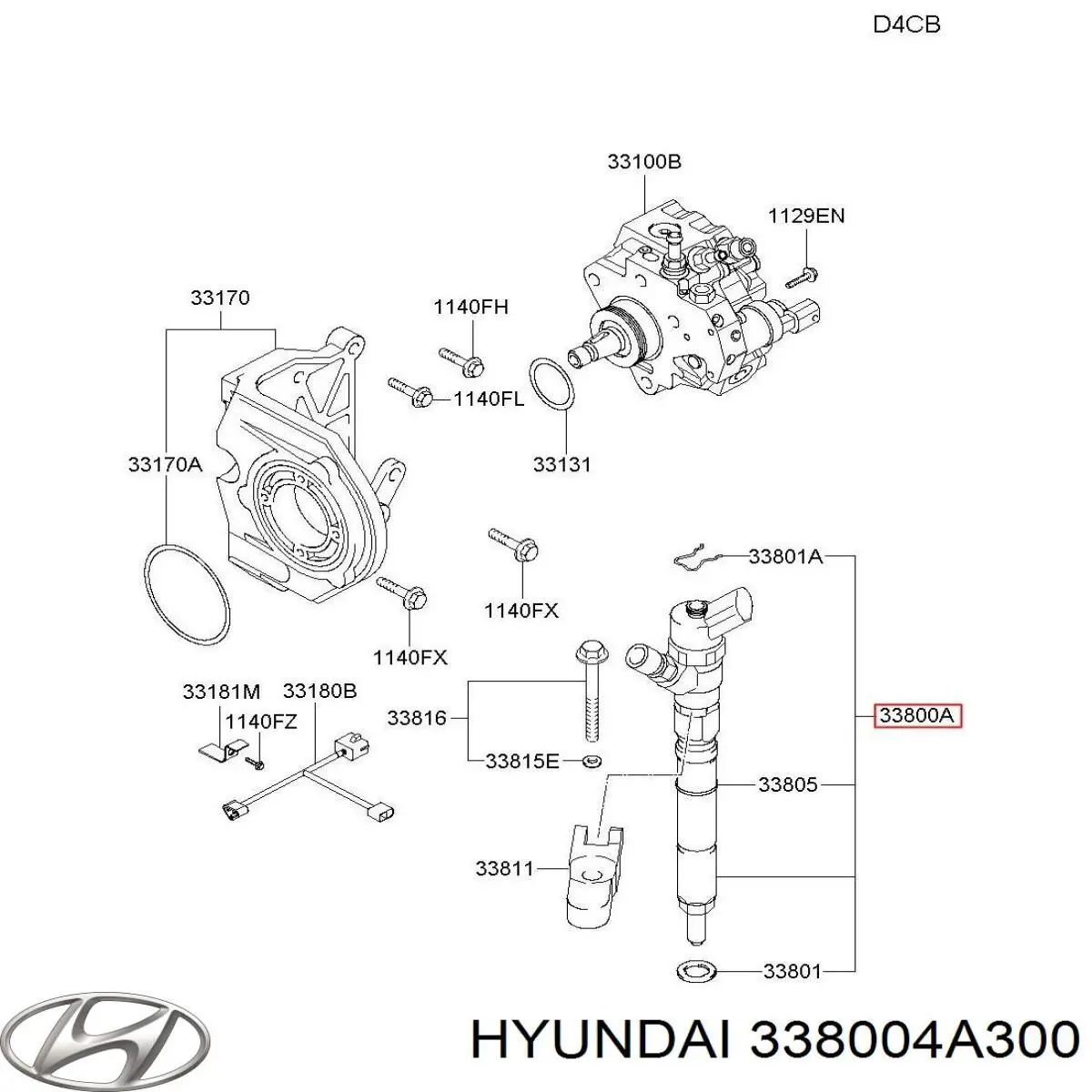 Топливные форсунки на Hyundai H100  