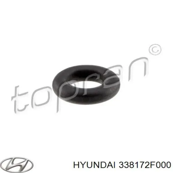 338172F000 Hyundai/Kia кольцо уплотнительное штуцера обратного шланга форсунки