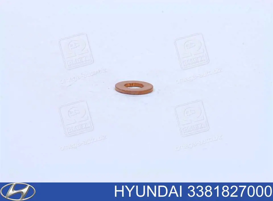 Кольцо (шайба) форсунки инжектора посадочное Hyundai/Kia 3381827000