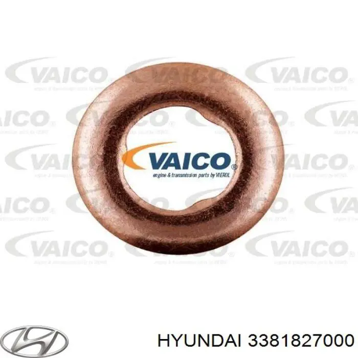 3381827000 Hyundai/Kia Кольцо форсунки инжектора посадочное