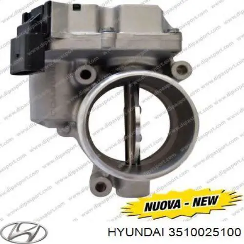 3510025100 Hyundai/Kia válvula de borboleta montada