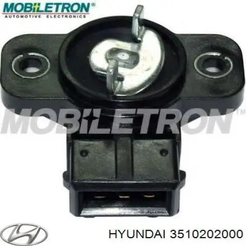 Датчик положения дроссельной заслонки (потенциометр) Hyundai/Kia 3510202000