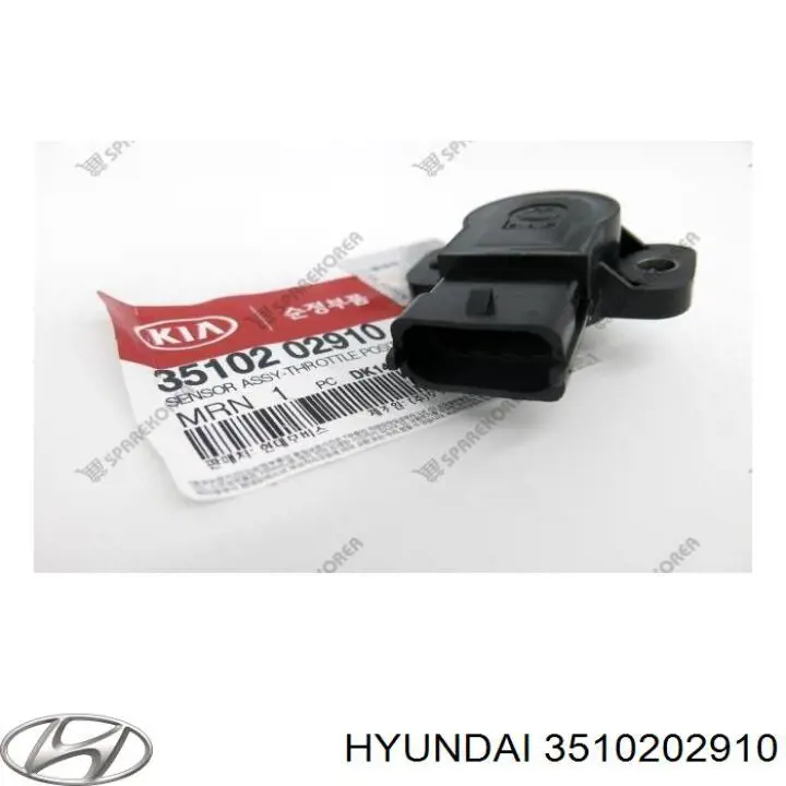 3510202910 Hyundai/Kia датчик положения дроссельной заслонки (потенциометр)