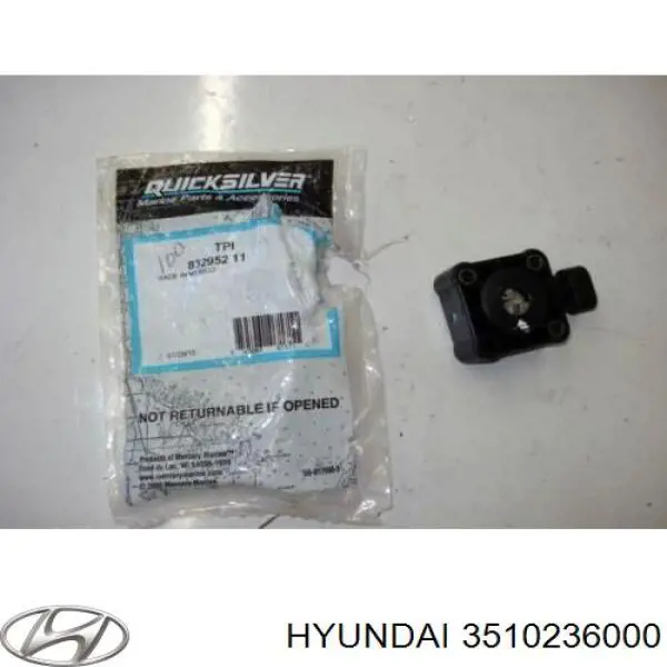 3510236000 Hyundai/Kia датчик положения дроссельной заслонки (потенциометр)