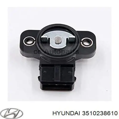 Датчик дроссельной заслонки  Hyundai/Kia 3510238610 цена, от 11.25 USD