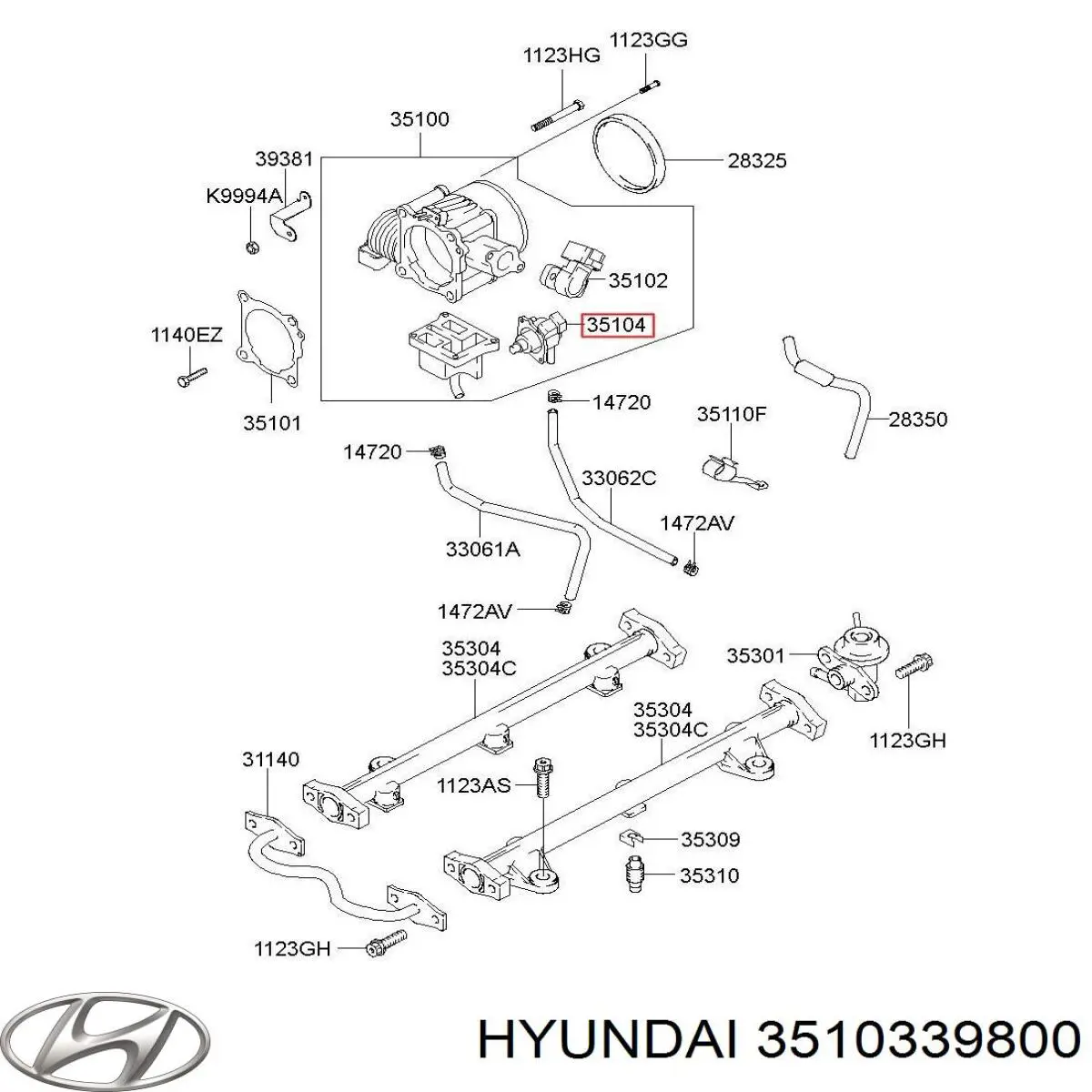  3510339800 Hyundai/Kia