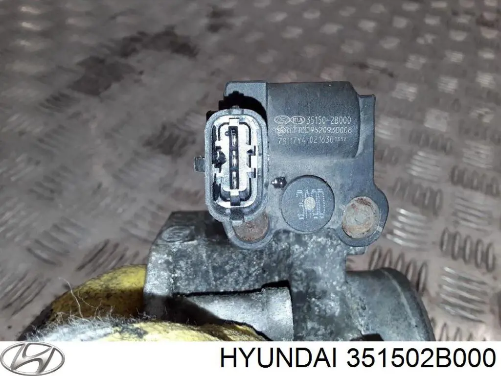 Клапан (регулятор) холостого хода Hyundai/Kia 351502B000