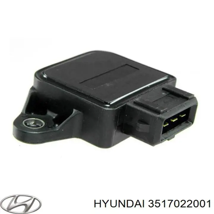 Датчик положения дроссельной заслонки (потенциометр) Hyundai/Kia 3517022001