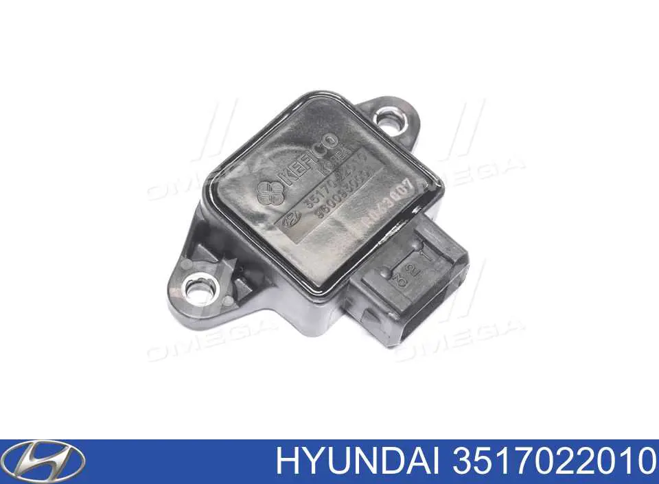 3517022010 Hyundai/Kia датчик положения дроссельной заслонки (потенциометр)