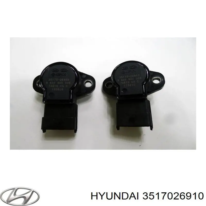 3517026910 Hyundai/Kia датчик положения дроссельной заслонки (потенциометр)