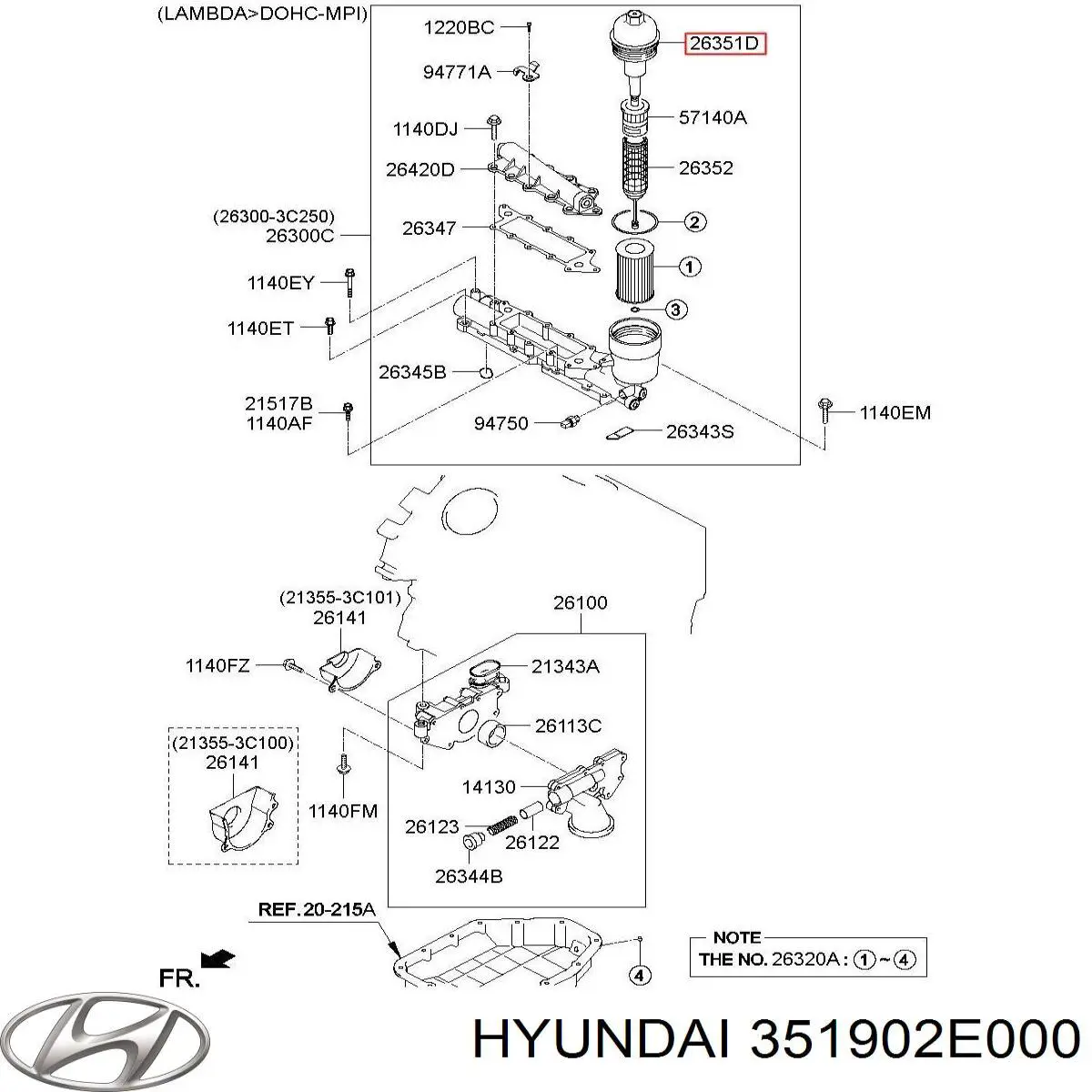 Купить 351902E000 Hyundai/Kia 