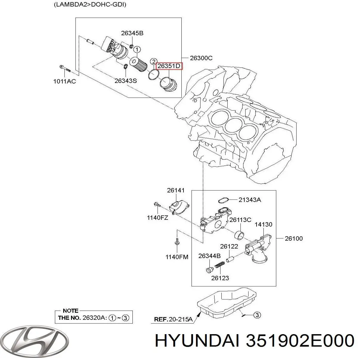  351902E000 Hyundai/Kia