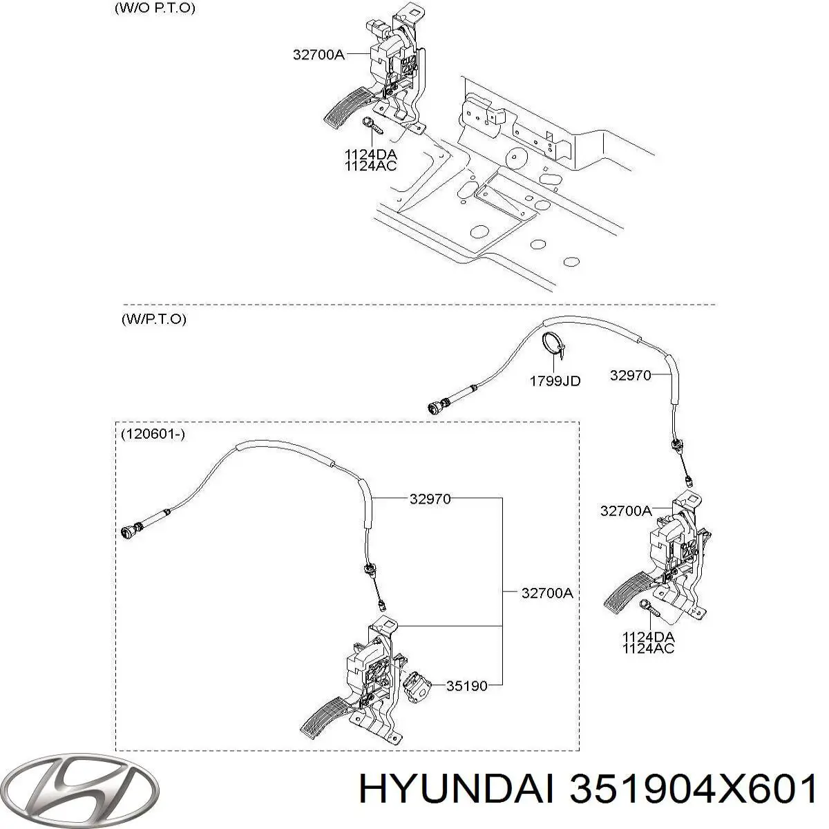  Hyundai/Kia 351904X601 цена, от 20.17 USD