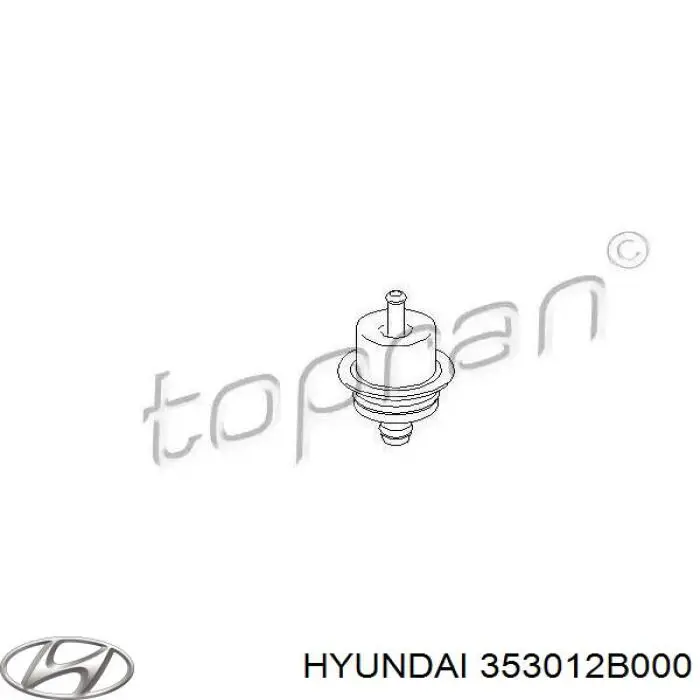 Регулятор давления топлива в баке 353012B000 Hyundai/Kia