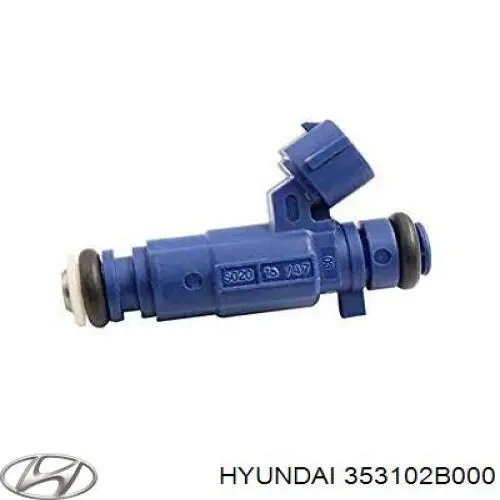 Inyector de combustible 353102B000 Hyundai/Kia