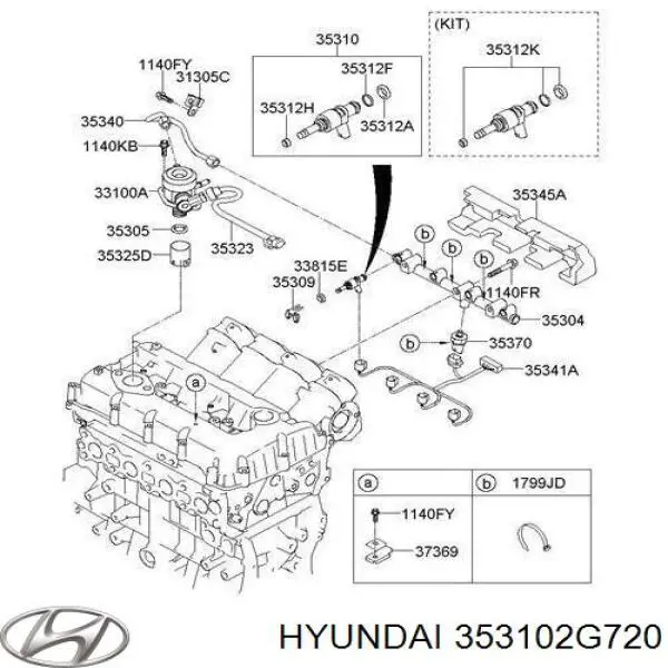  353102G720 Hyundai/Kia