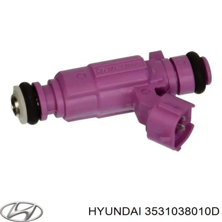 Форсунка впрыска топлива 3531038010D Hyundai/Kia