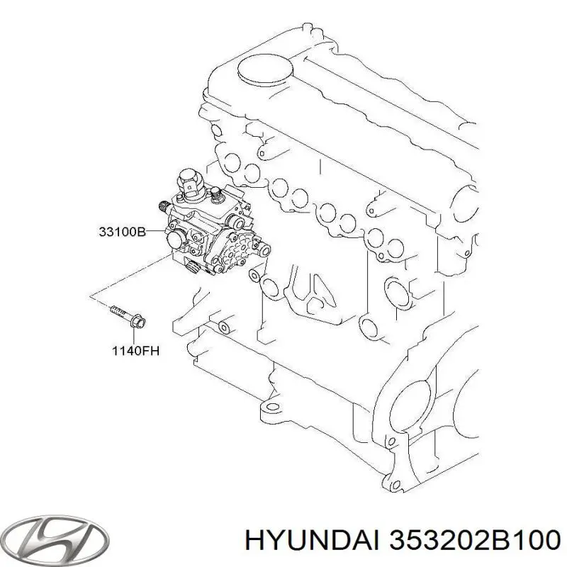 ТНВД 353202B100 Hyundai/Kia