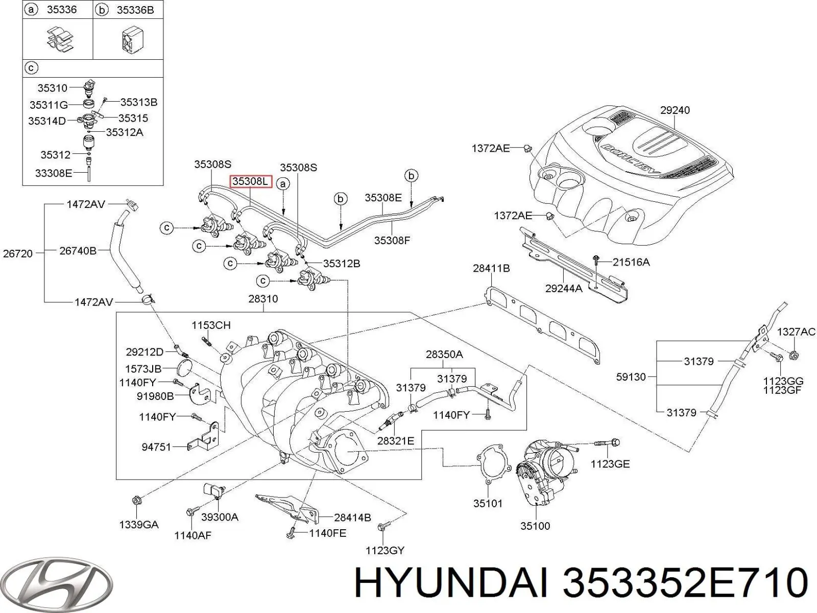  Hyundai/Kia 353352E710 цена, от 12.67 USD