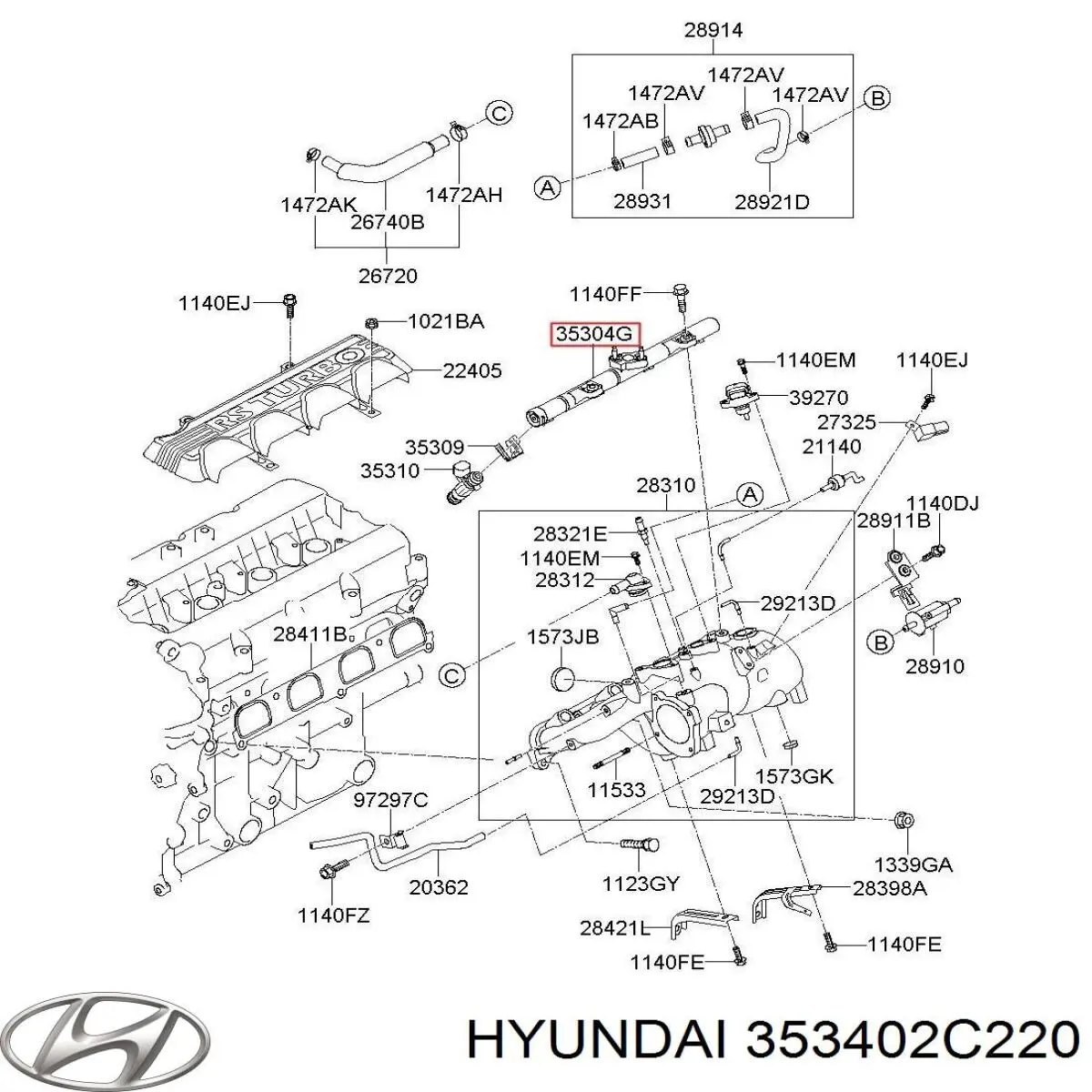  353402C220 Hyundai/Kia