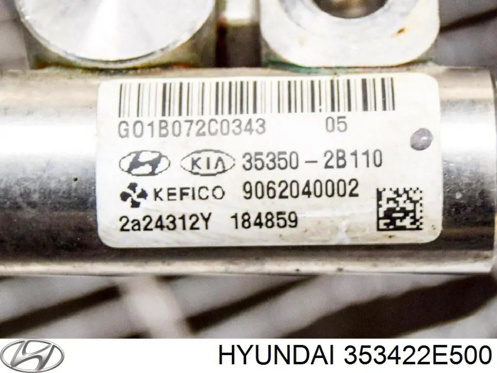 Датчик тиску палива 353422E500 Hyundai/Kia