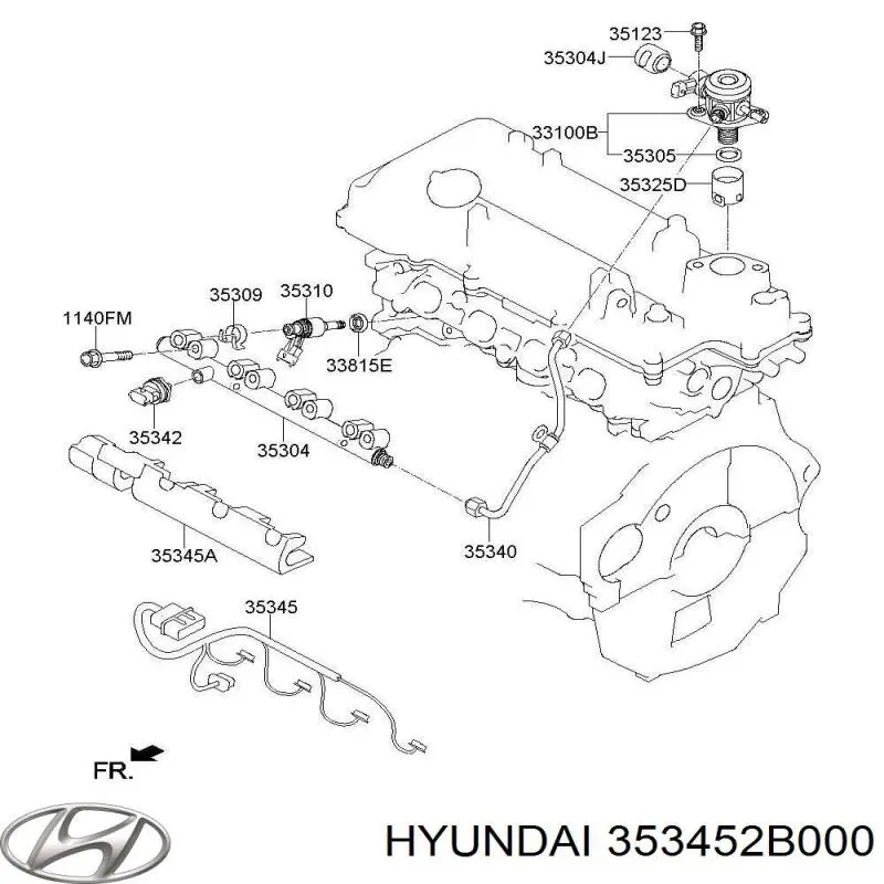 353452B000 Hyundai/Kia 