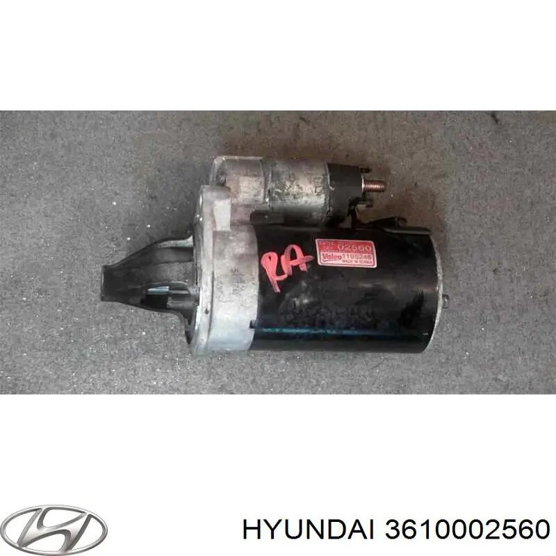3610002560 Hyundai/Kia стартер