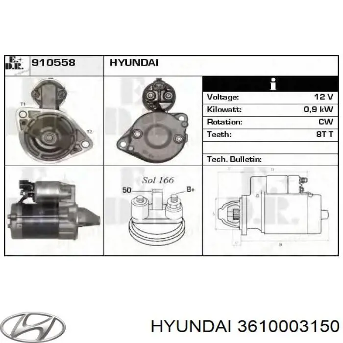 3610003150 Hyundai/Kia 