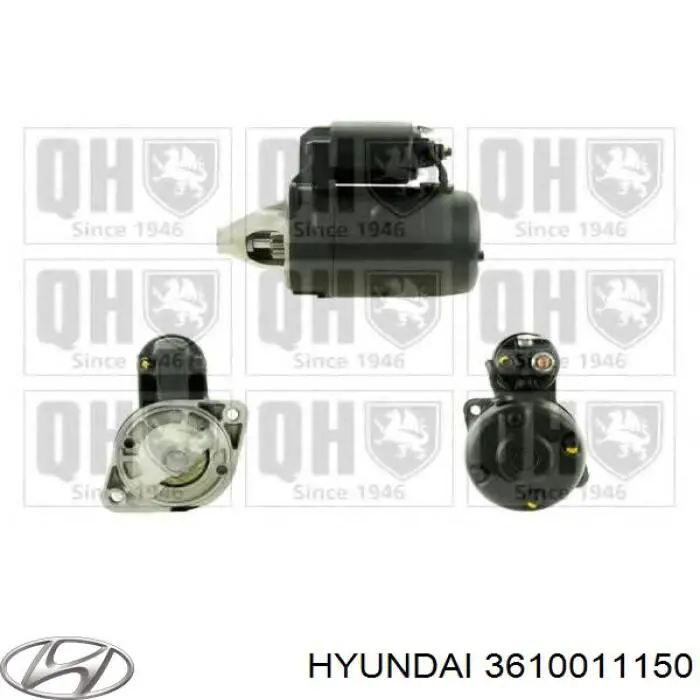 Стартер Hyundai/Kia 3610011150 цена, от 91.69 USD