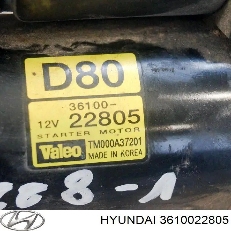Купить 3610022805 Hyundai/Kia Стартер