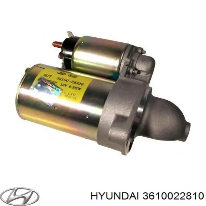 Стартер 3610022810 Hyundai/Kia