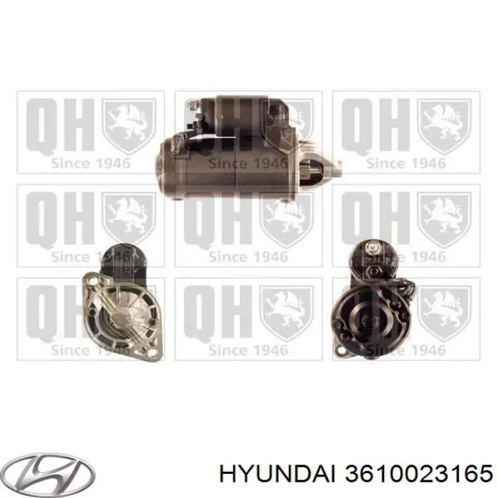 Стартер Hyundai/Kia 3610023165 цена, от 50.68 USD