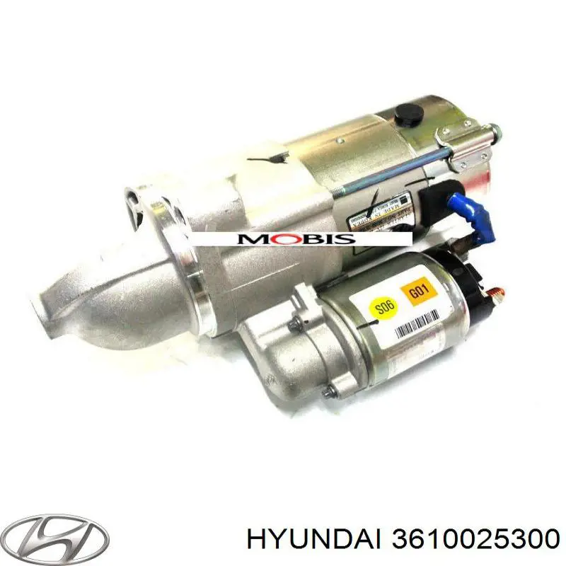 3610025300 Hyundai/Kia Стартер автомобиля