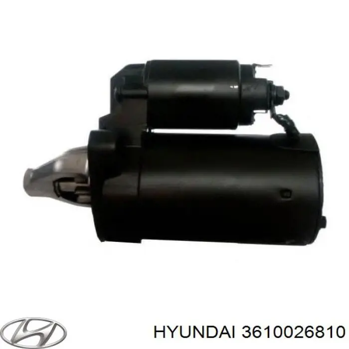 Стартер двигателя Hyundai/Kia 3610026810