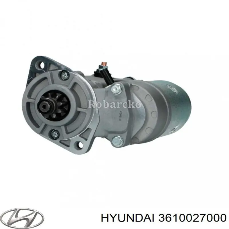 Стартер двигателя Hyundai/Kia 3610027000