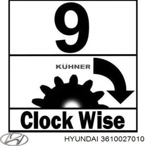 Купить 3610027010 Hyundai/Kia Стартер