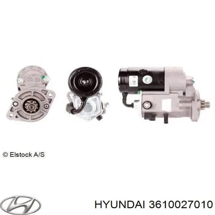 Стартер Hyundai/Kia 3610027010 цена, от 22.60 USD