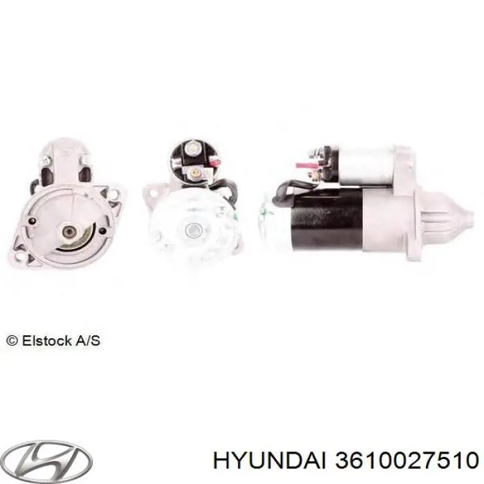 Купить 3610027510 Hyundai/Kia Стартер