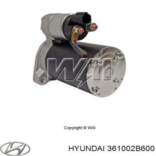 Стартер Hyundai/Kia 361002B600 цена, от 137.21 USD