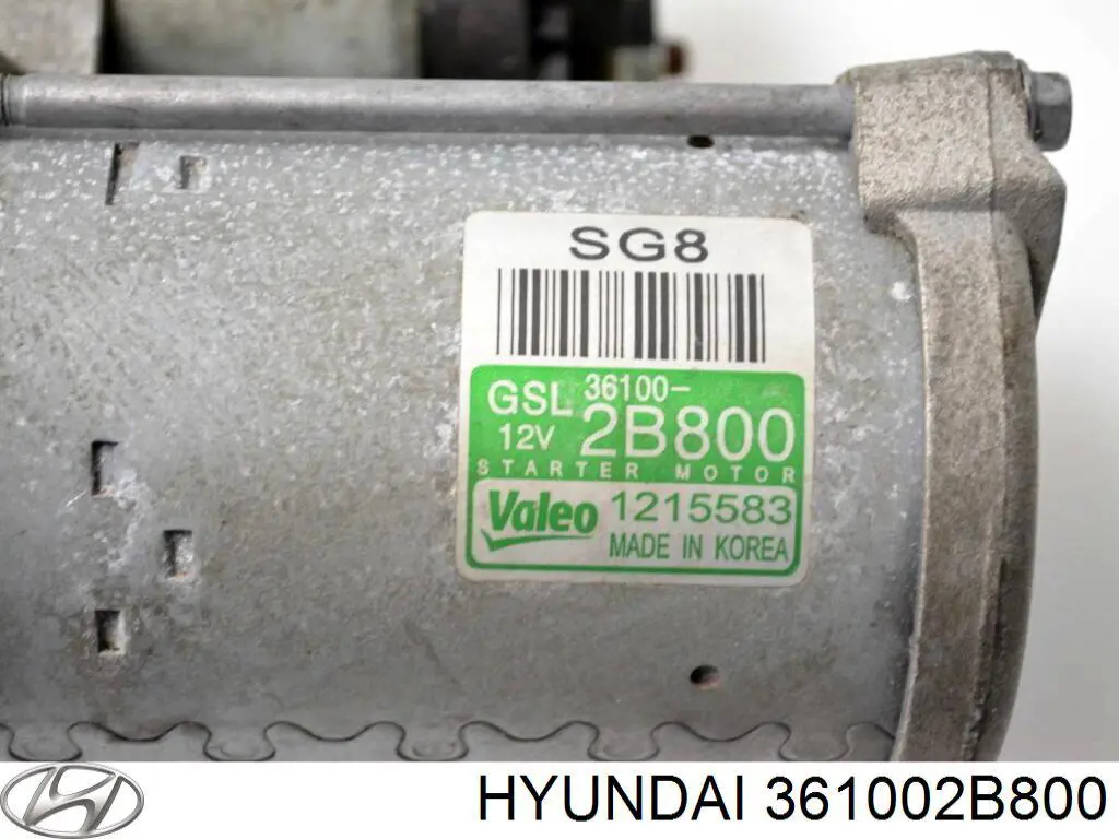 Стартер Hyundai/Kia 361002B800 цена, от 62.08 USD