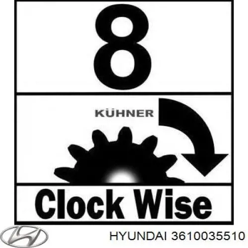 Купить 3610035510 Hyundai/Kia Стартер