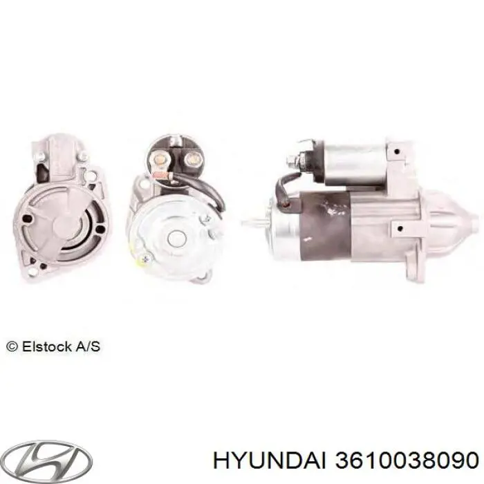 Стартер 3610038090 Hyundai/Kia