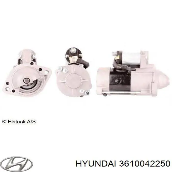Стартер двигателя Hyundai/Kia 3610042250