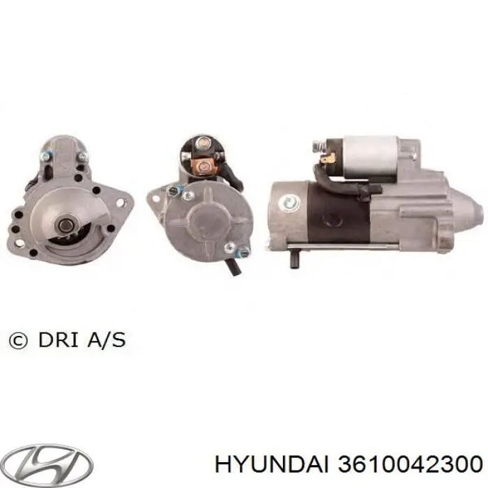 Стартер 3610042300 Hyundai/Kia