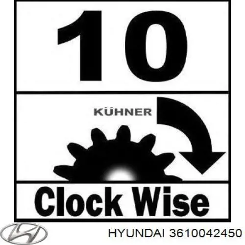 Купить 3610042450 Hyundai/Kia Стартер