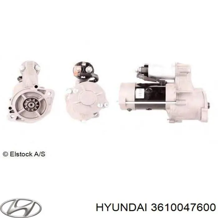 3610047600 Hyundai/Kia стартер