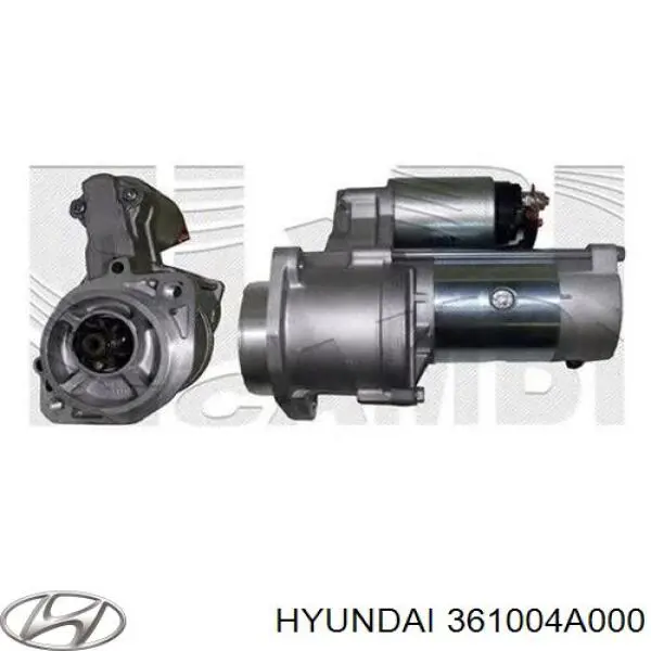 361004A000 Hyundai/Kia Стартер автомобиля