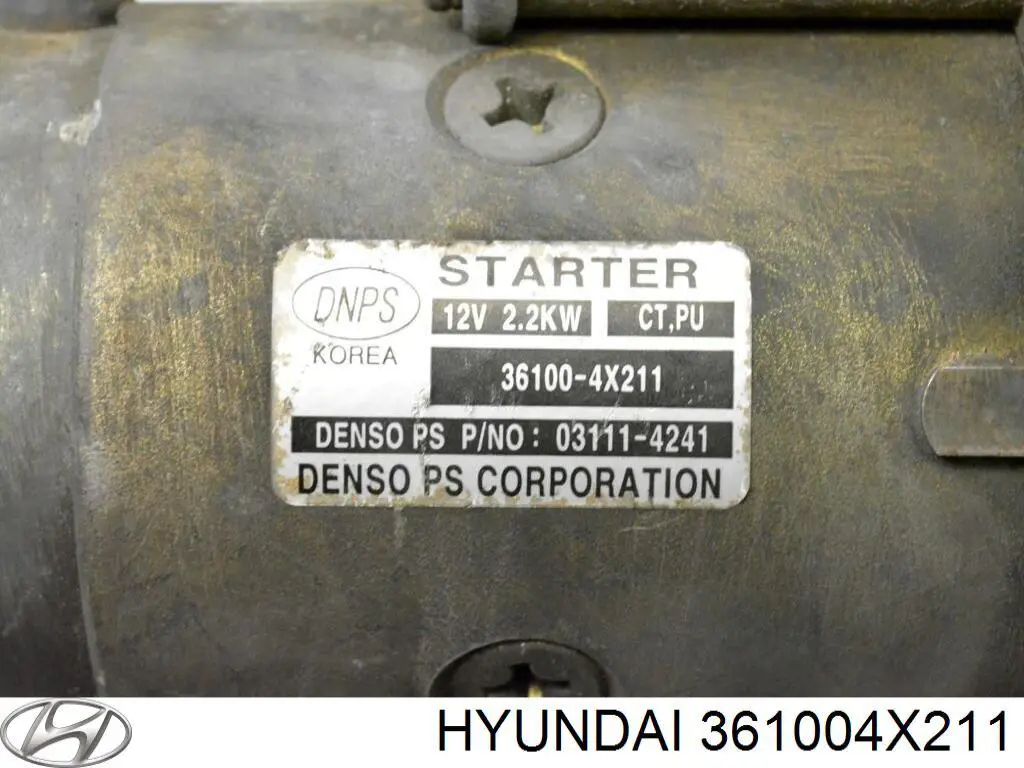 Купить 361004X211 Hyundai/Kia Стартер