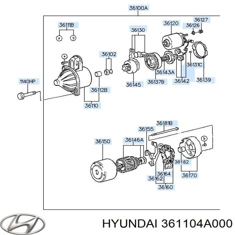 361104A000 Hyundai/Kia 