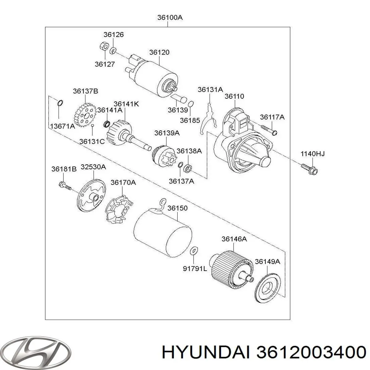 Втягивающее реле Хундай Соната YF (Hyundai Sonata)
